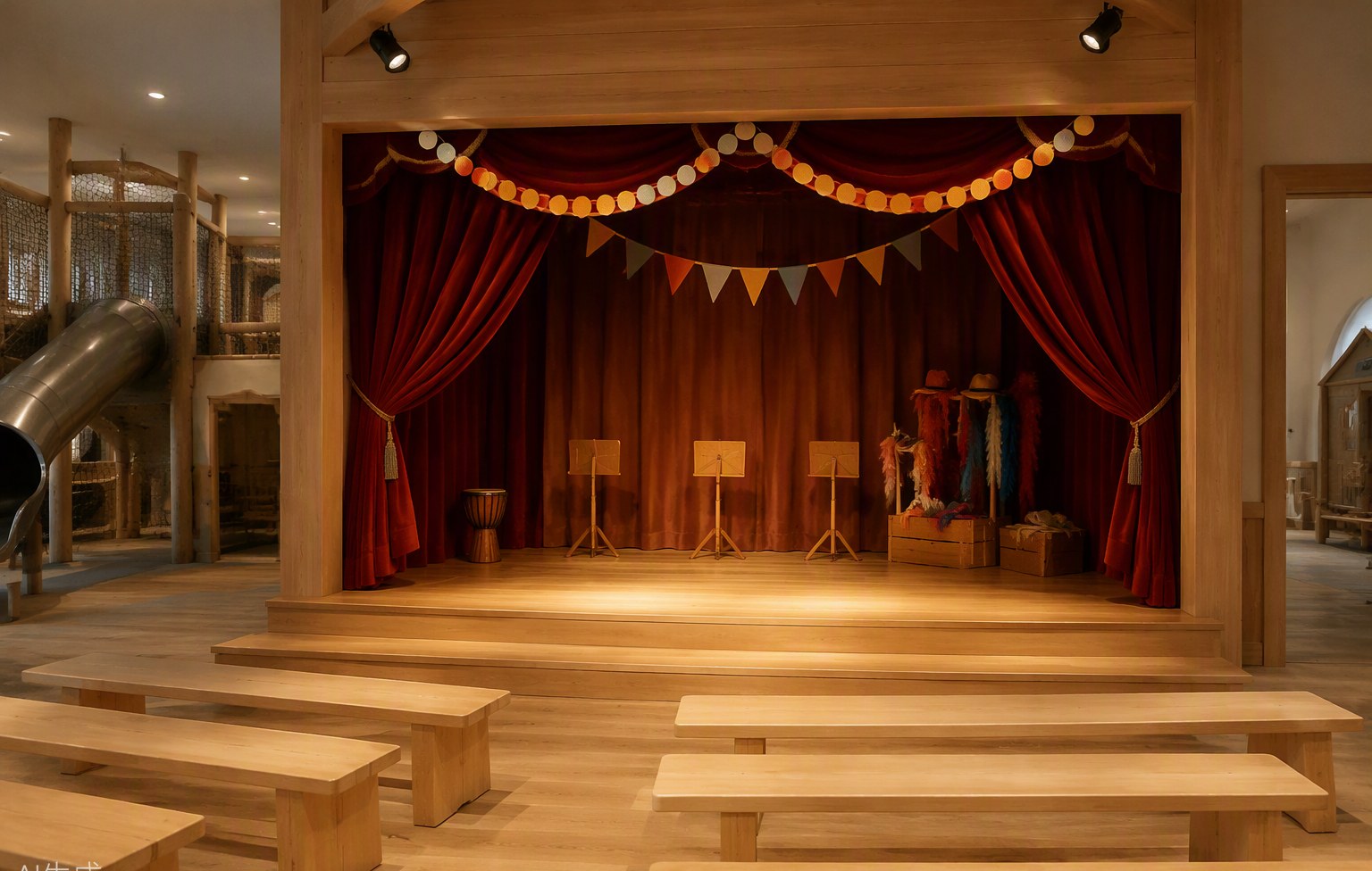 Spectacle de fin de stage sur Vallyo Stage